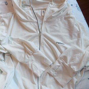 Free with bundles. White UV Hooded Jacket